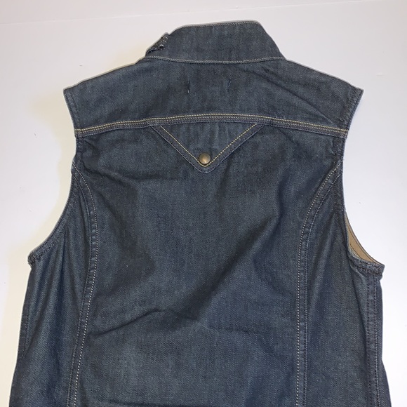 Diesel Dark Blue Denim Vest - Women’s Size Small - Picture 6 of 8